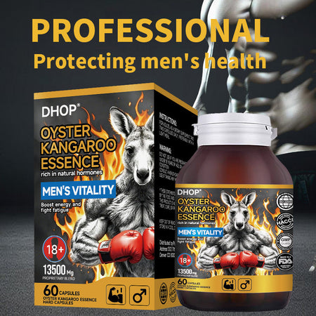 DHOP Oyster Kangaroo Essence Capsule | Ignite Your Peak Masculinity and Reclaim Your Primal Power Starting Today-T