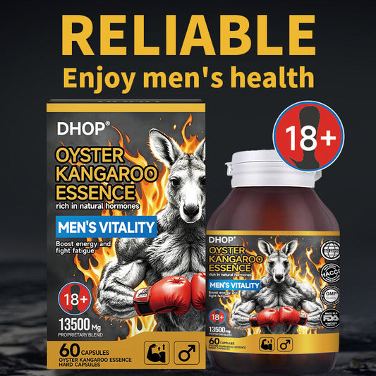 DHOP Oyster Kangaroo Essence Capsule | Ignite Your Peak Masculinity and Reclaim Your Primal Power Starting Today
