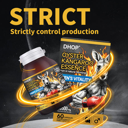 DHOP Oyster Kangaroo Essence Capsule | Ignite Your Peak Masculinity and Reclaim Your Primal Power Starting Today-T
